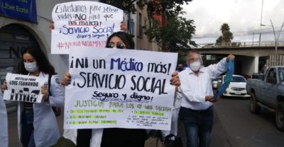 Marcha médicos asesinados justicia huejuquilla Luis Montes de Oca Zacatecas