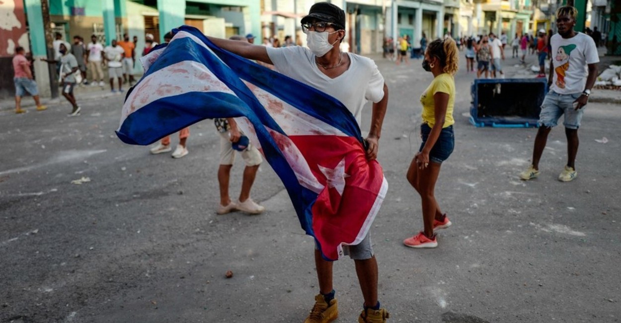 En Cuba, la crisis económica se fue acrecentando debido a la pandemia de Covid-19. / Foto: AFP
