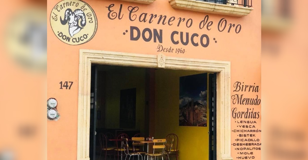 El Carnero de oro de don Cuco cuenta con dos sucursales, una en Guadalupe y otra en la capital. | Foto: Rafael de Santiago.