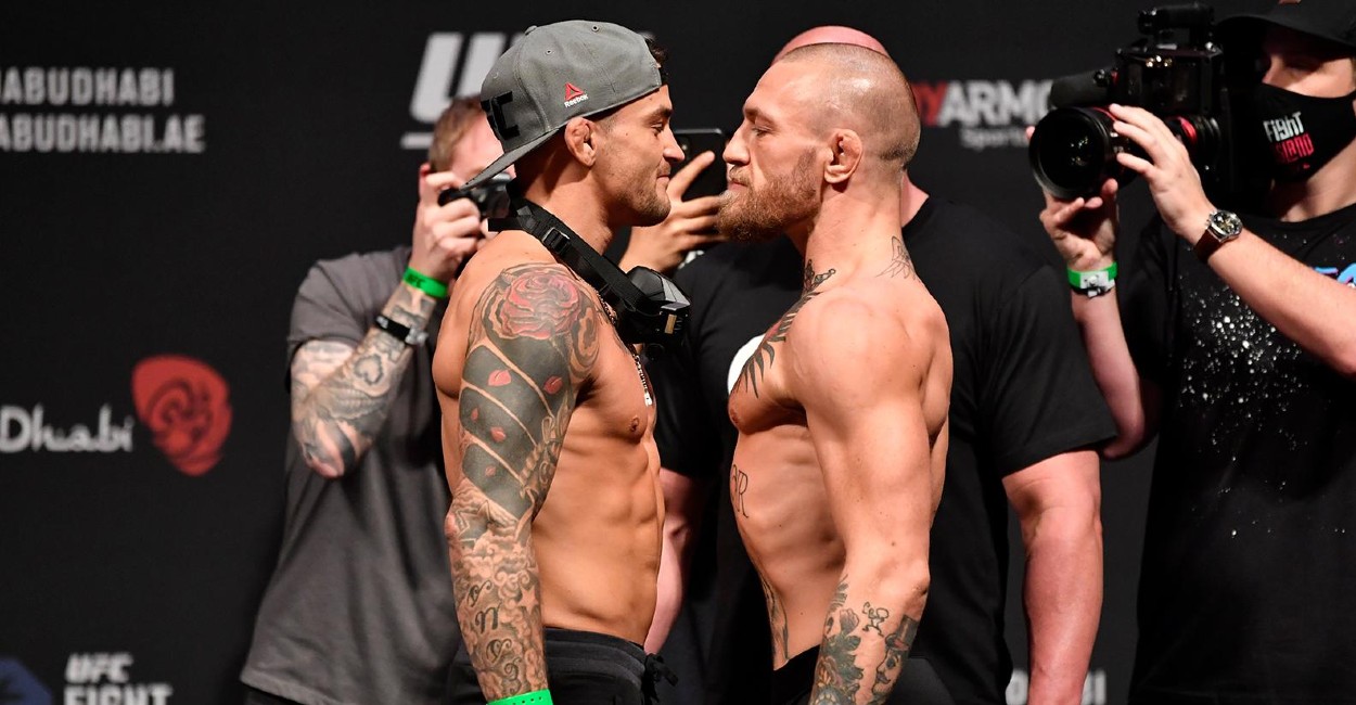 Este sábado se volverán a encontrar en el octágono Dustin Poirier y Conor McGregor en UFC 264. / Foto: Cortesía