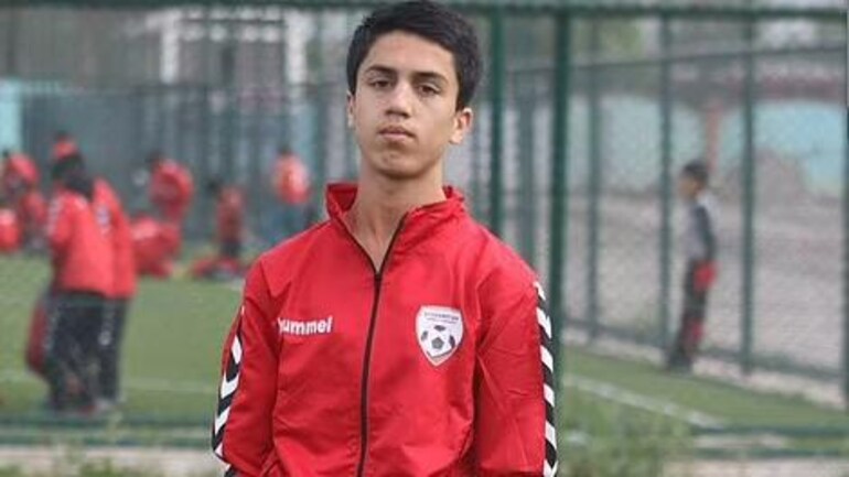 Zaki Anwari tenía solamente 19 años y formaba parte de las categorías inferiores de la selección de Afganistán. / Foto: Cortesía