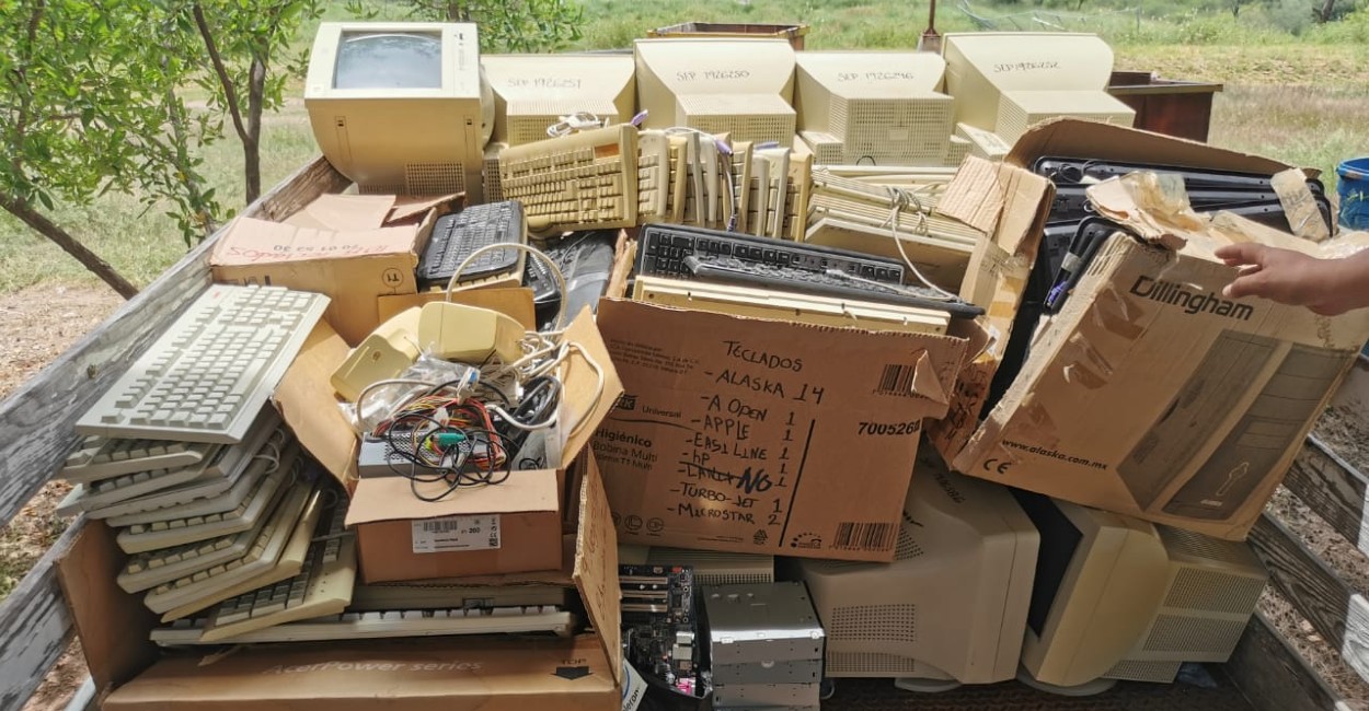 Buscan que haya la menor cantidad de desechos electrónicos en el basurero municipal. / Foto: Rocío Ramírez