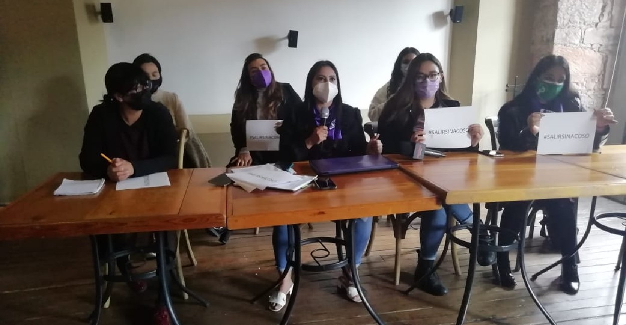 Colectivo feminista de Zacatecas. | Foto: Rafael de Santiago.