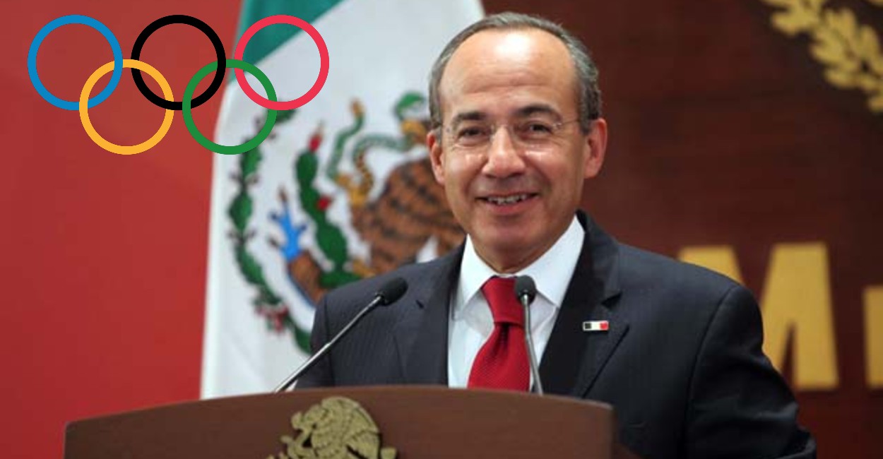 Felipe Calderón aseguró que los deportistas mexicanos recibieron más atención en su gobierno. | Foto: cortesía. 