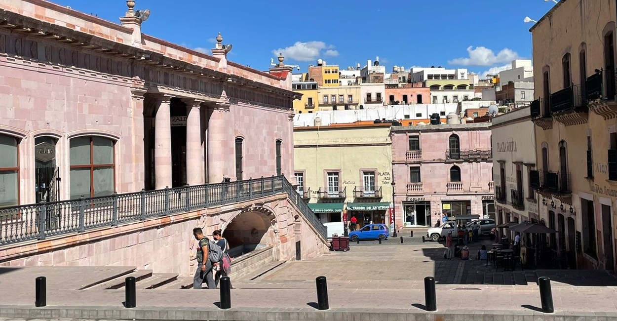 Los principales atractivos turísticos de la capital Zacatecana se vieron desangelados. | Foto: Franco Valdez.