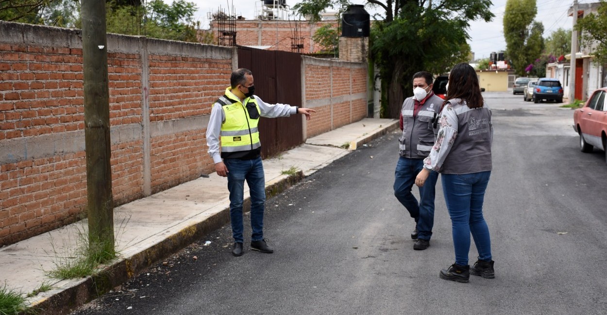 Los vecinos solicitaron la rehabilitación de la calle al Ayuntamiento de Guadalupe. | Foto: Cortesía.