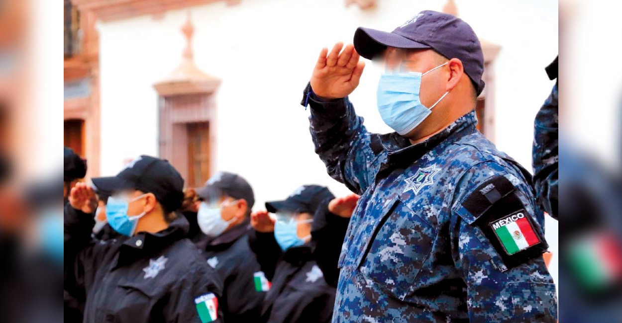 Los policías continúan trabajando para mantener la seguridad en Zacatecas. | Fotos: Cortesía.