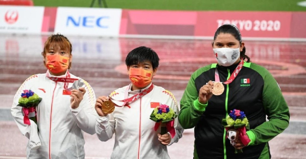 La atleta quedó en tercer lugar con medalla de bronce. | Foto: cortesía.