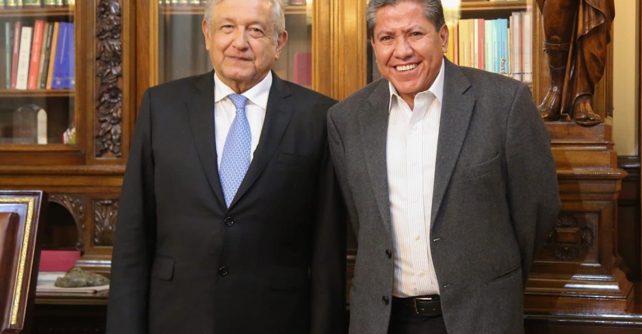 AMLO, presidente de la República y David Monreal, gobernador electo de Zacatecas. |Foto: Cortesía. 