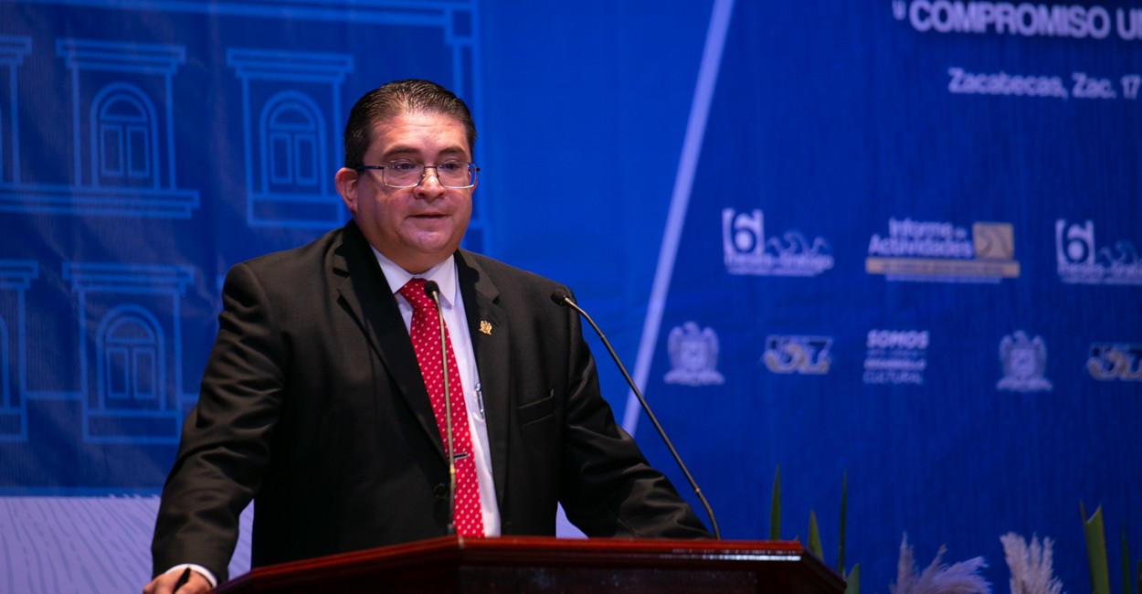 Rubén Ibarra Reyes, rector de la UAZ. |Foto: Cortesía. 