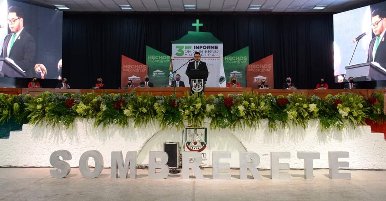 Ramsés Ríos Rodarte, presidente interino del municipio de Sombrerete. | Foto: Cortesía.