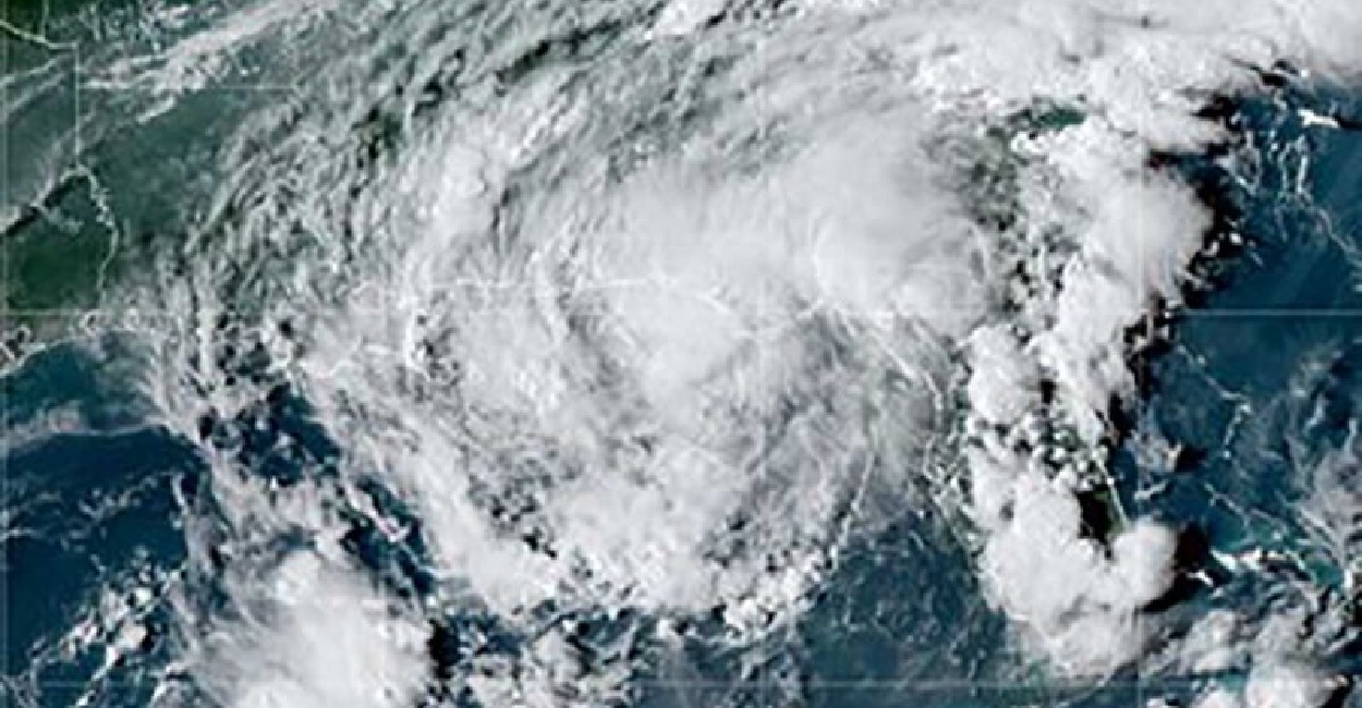 Esta tormenta tropical se formó este miércoles en el Golfo de México. | Foto: Cortesía.
