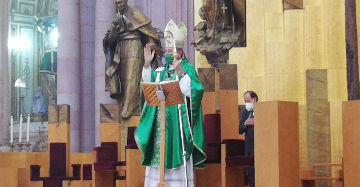 El obispo Sigifredo Noriega Barceló. | Foto: Rafael de Santiago.