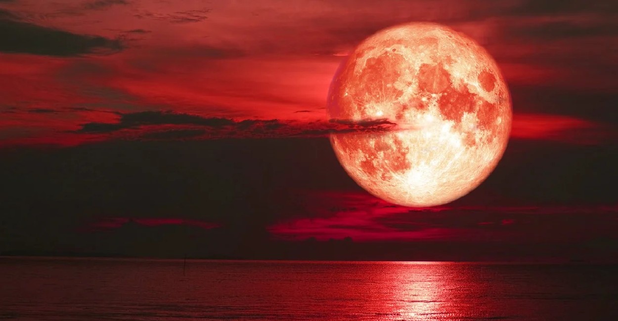 Luna de sangre. | Foto: Ilustrativa.