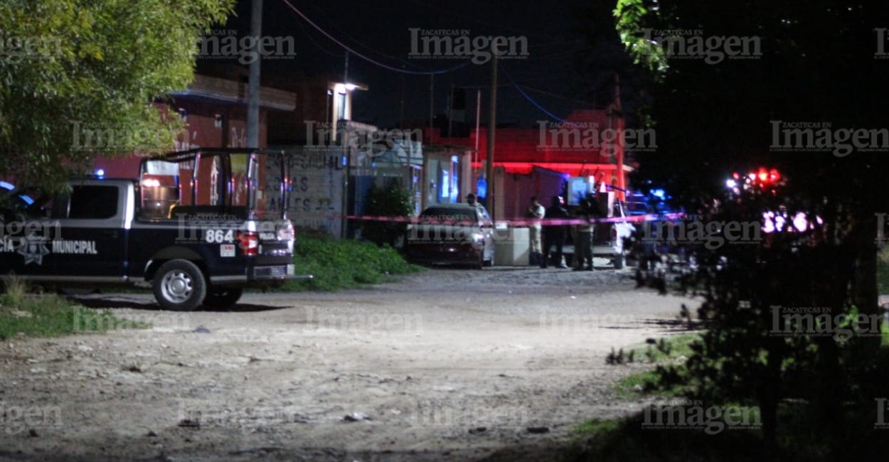 Reportaron al menos 15 balazos en el lugar. | Foto: Imagen de Zacatecas.