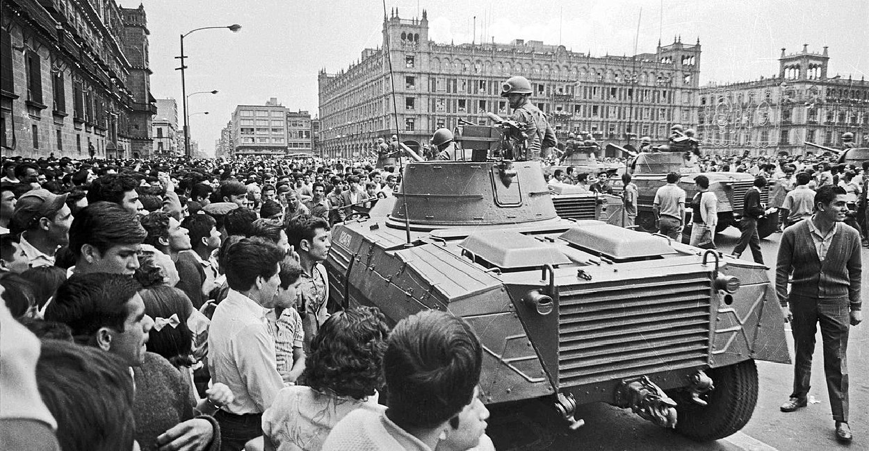 Movimiento estudiantil de 1968. | Foto: cortesía.