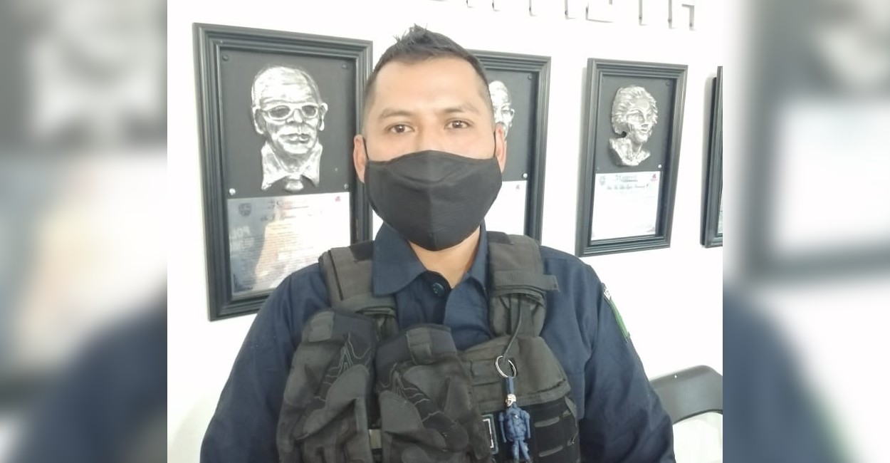 Tony Macedo Martínez, director de Seguridad Pública. | Foto: Marcela Espino.