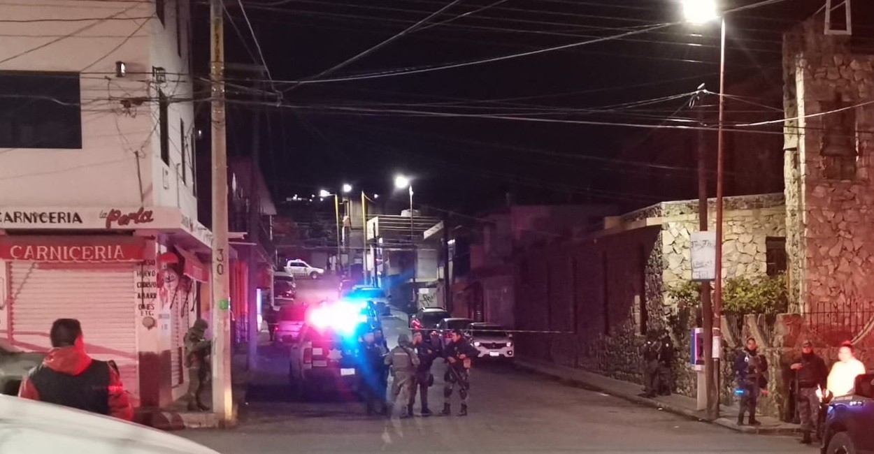 Un hombre fue asesinado en la calle San Antonio en la zona centro de Guadalupe. |Foto: Cortesía.