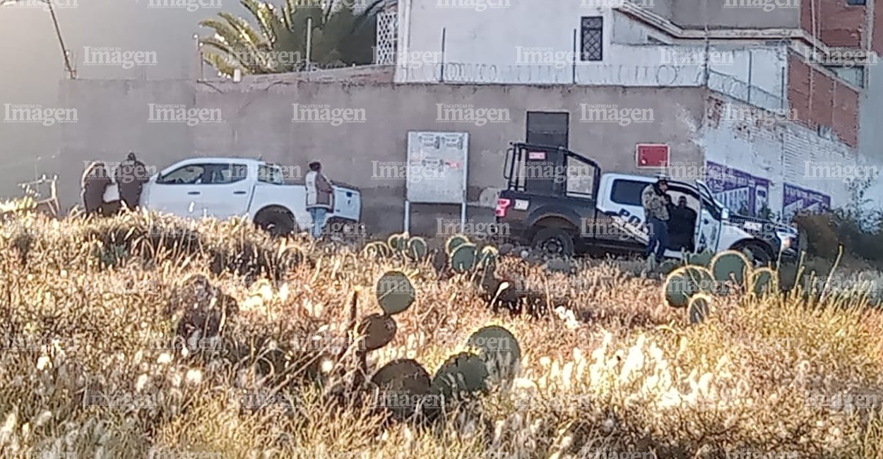 Los policías municipales fueron los primeros respondientes del reporte. | Foto: Imagen de Zacatecas.