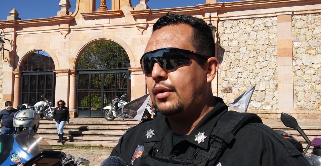 Gustavo Serrano, secretario de Seguridad de la capital de Zacatecas.