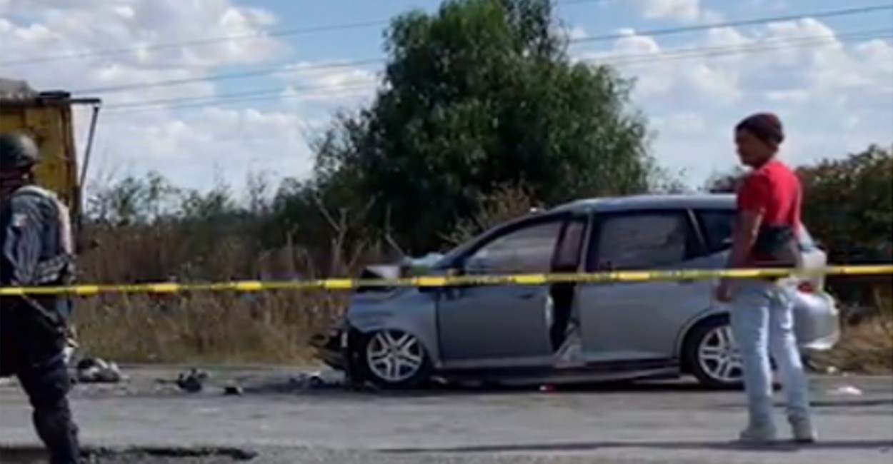 El accidente ocurrió en la carretera que conduce a la comunidad Estación San José. | Foto: cortesía.