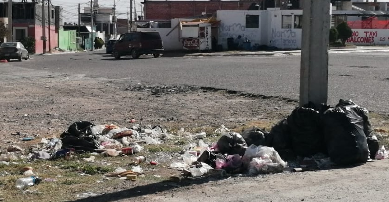 La basura se queda en las calles por al demora de los camiones recolectores. | Fotos: Marcela Espino.