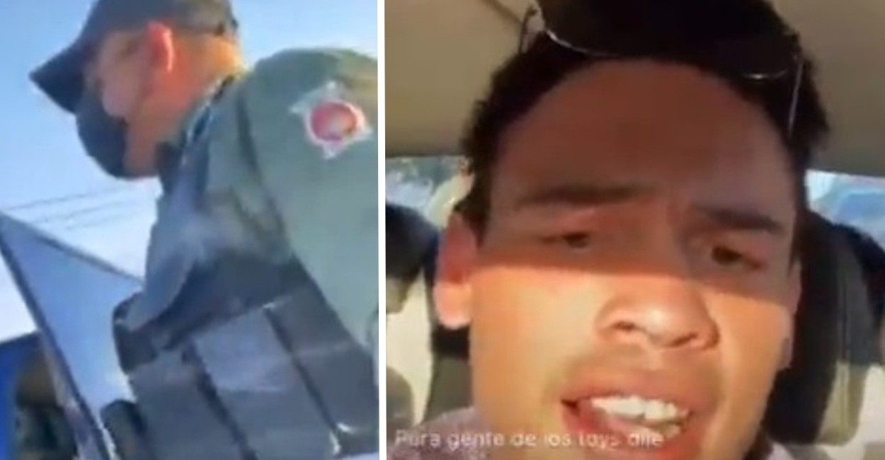 Chávez transmitió en vivo todo lo sucedido, asegurándole al oficial que todo México lo estaba viendo.