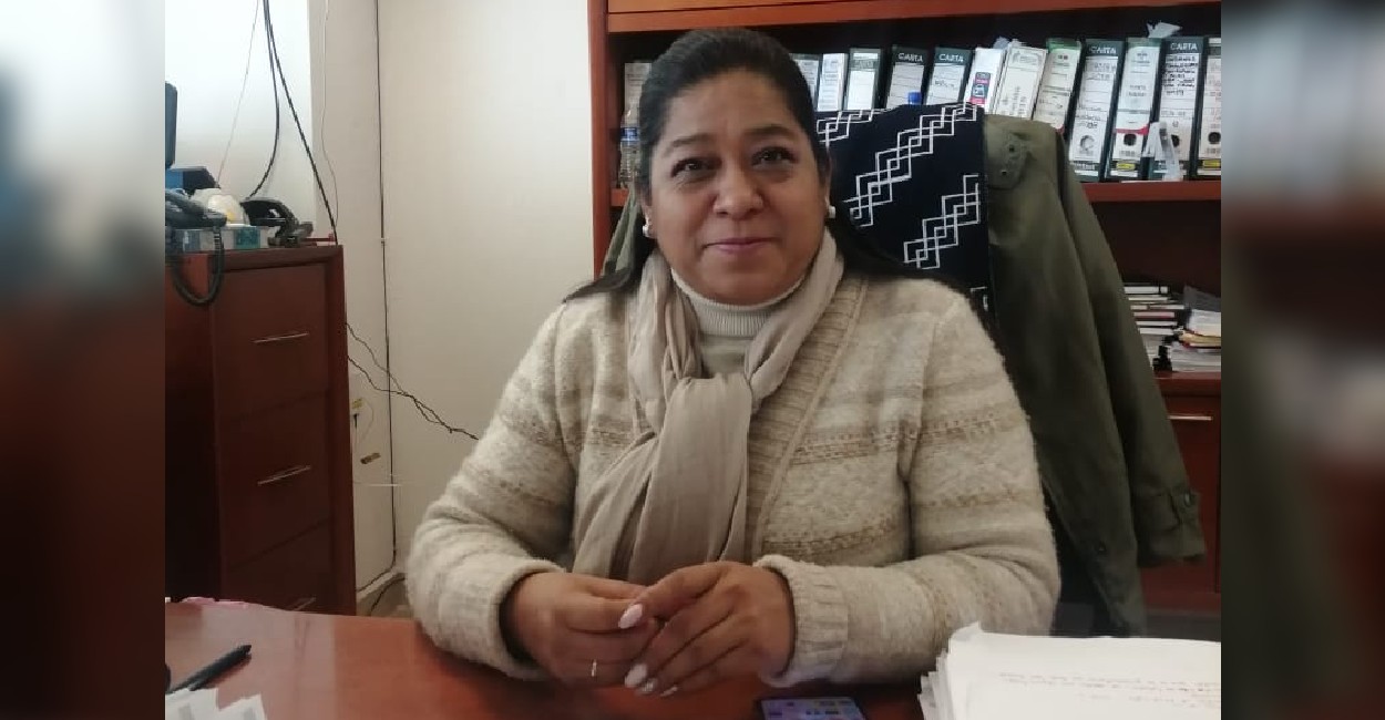 Silvia Hernández Márquez, secretaria de Finanzas de El Mineral. / Foto: Marcela Espino