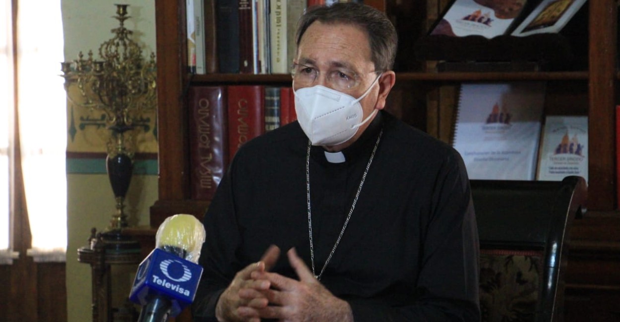 Sigifredo Noriega Barceló, obispo de Zacatecas. | Foto: Manuel Medina.