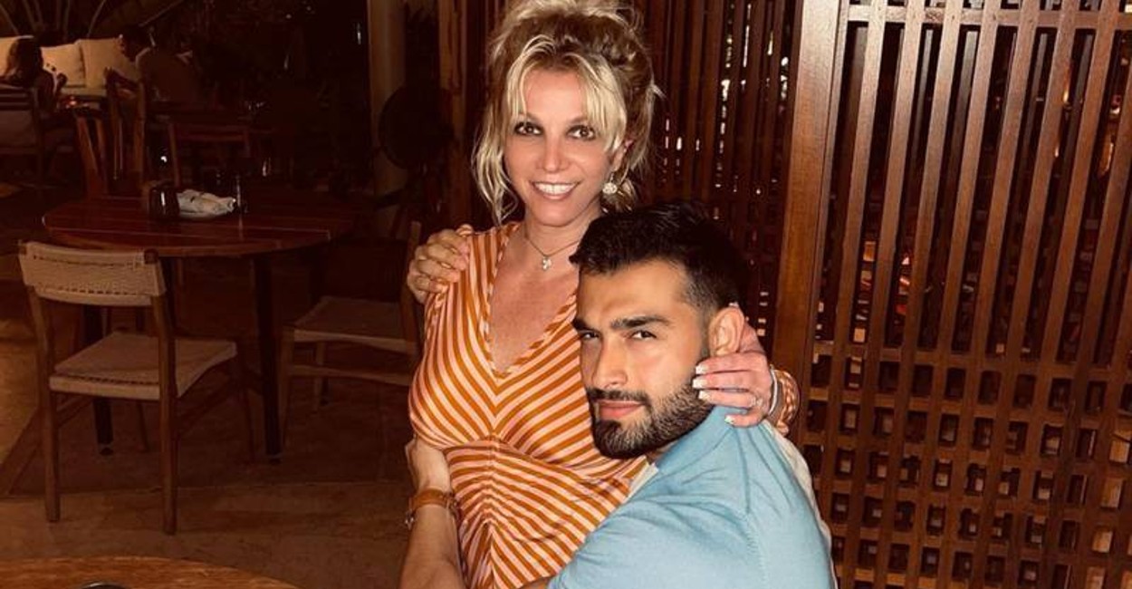 Britney Spears y su pareja Sam Asghari. | Foto: Cortesía (Instagram).