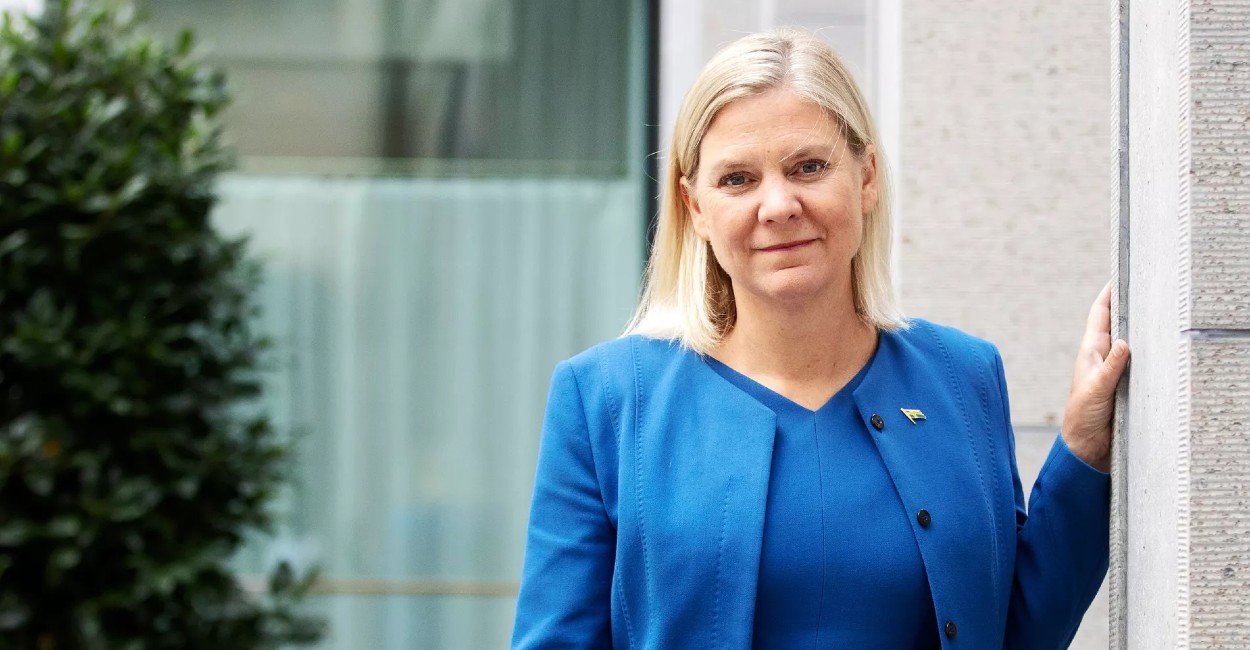 Magdalena Andersson, primera ministra de Suecia. | Foto: Cortesía.