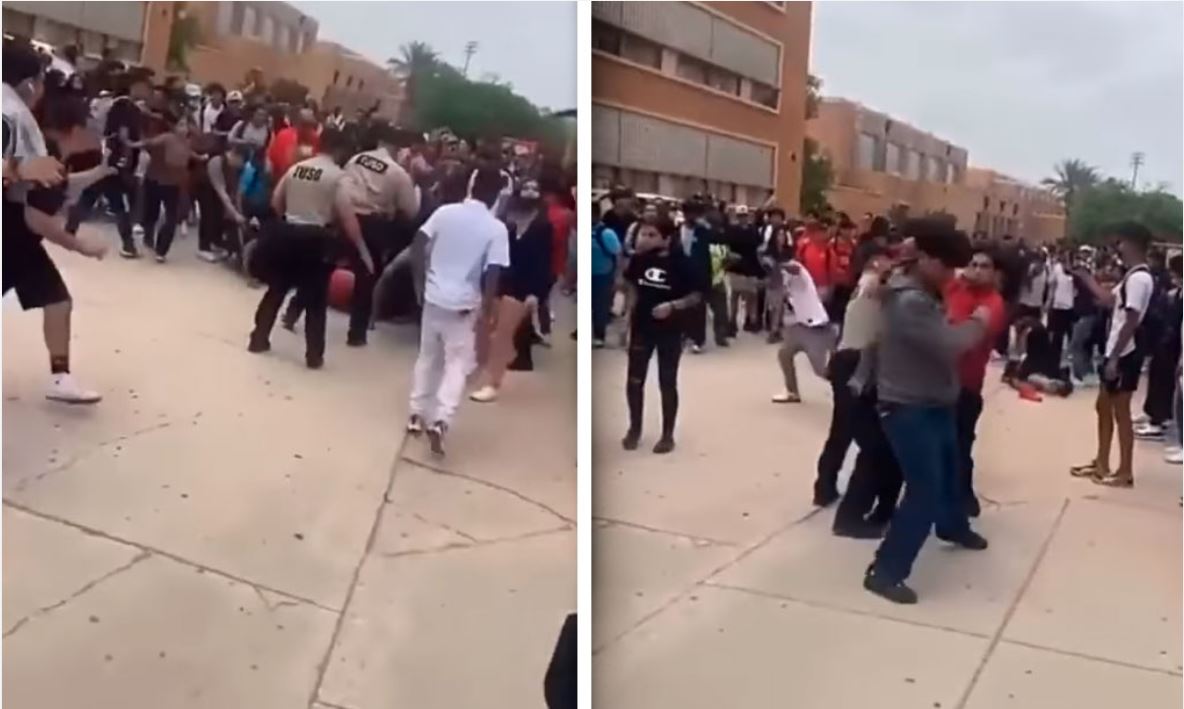 Vídeo: Padre se enfrenta con 30 estudiantes que le hacían bullying a sus hijos