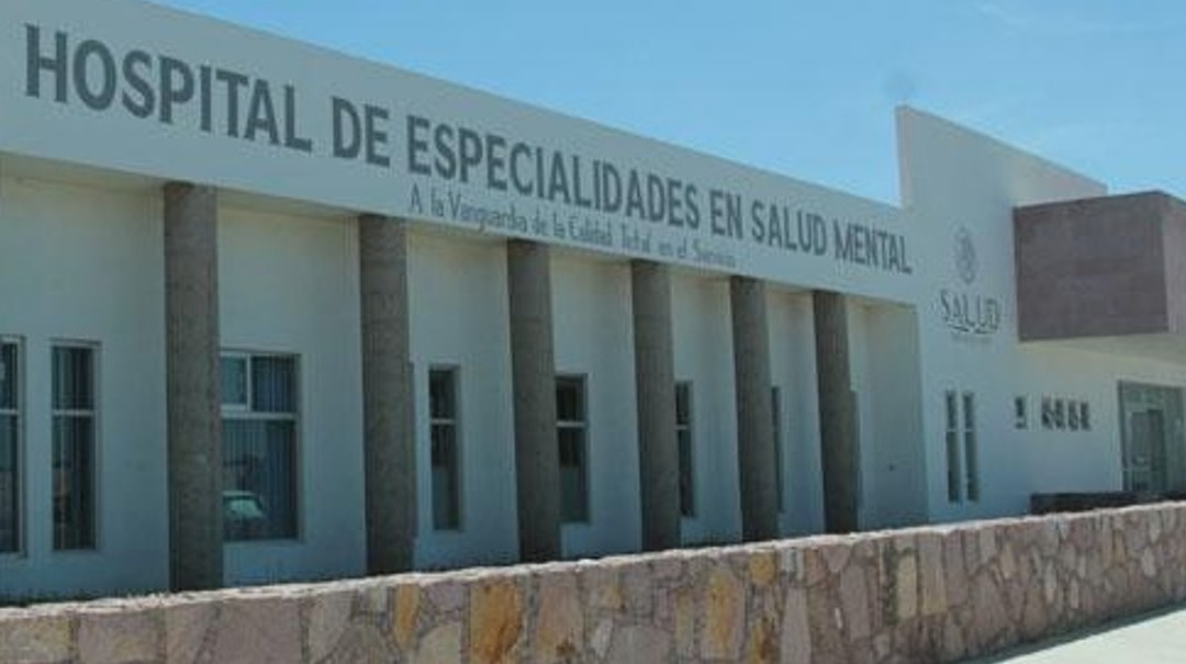 El Hospital de Especialidades en Salud Mental atiende a la población zacatecana. 