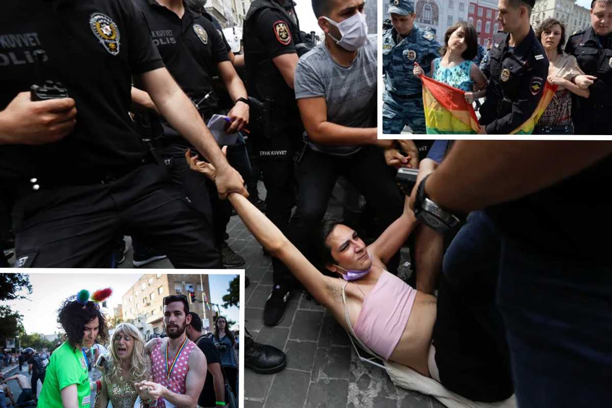Marcha del orgullo LGBT+ en Estambul
