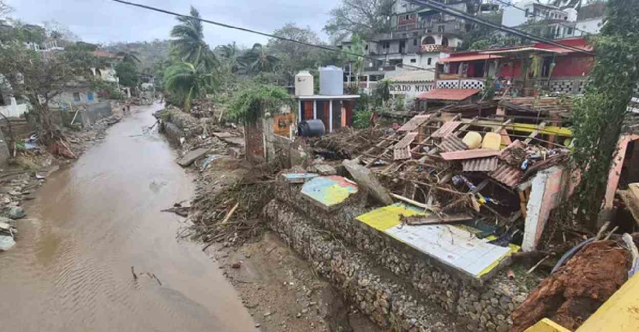 De manera preliminar se han contabilizado 17 mil viviendas afectadas. | Foto: Conagua.