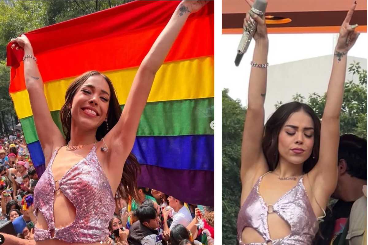 Danna Paola en el Pride 2022. | Foto: Instagram.
