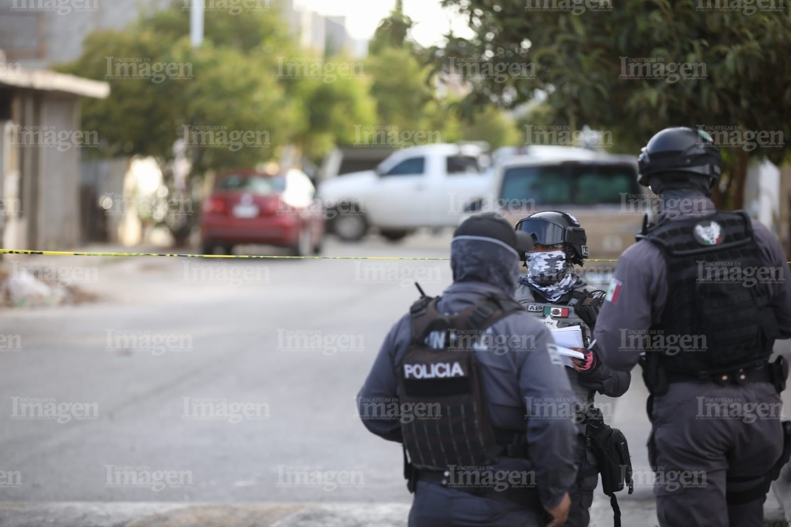 Policía municipales llegaron al lugar y acordonaron el área. | Foto: Imagen 