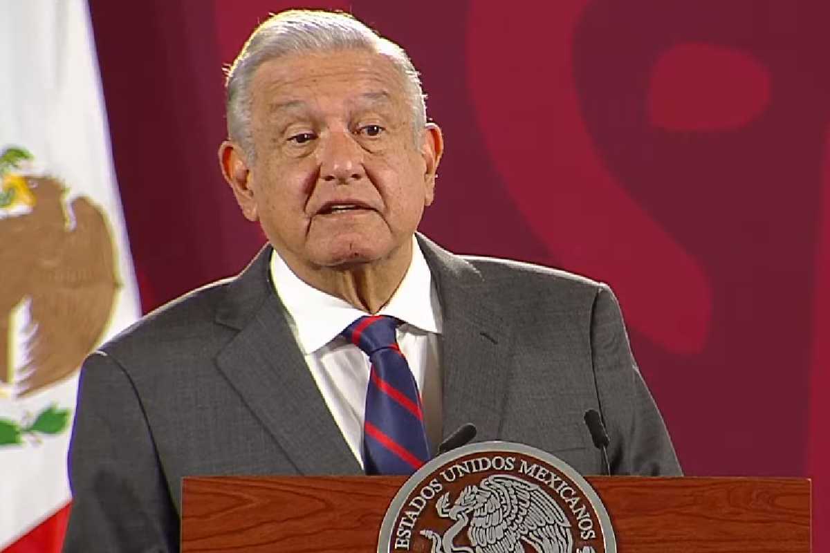 Andrés Manuel López Obrador (AMLO) en la conferencia Mañanera