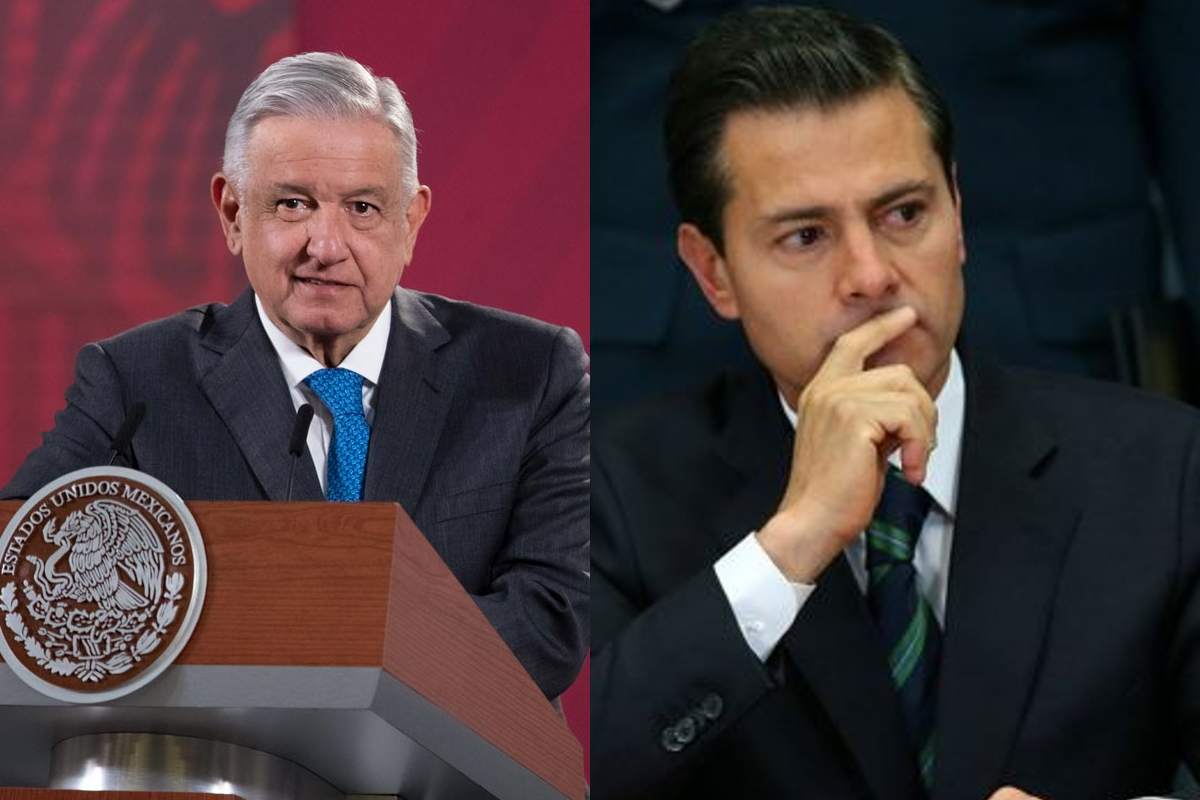AMLO y Enrique Peña Nieto. | Foto: Cortesía.
