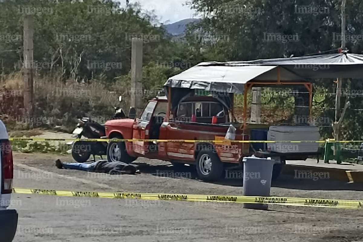 Asesinan a tres personas en puesto de tostadas en Guadalupe. |Foto: Imagen