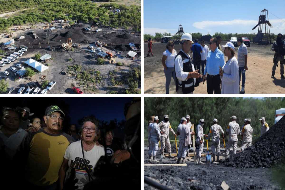 Mineros atrapados en Sabinas Coahuila