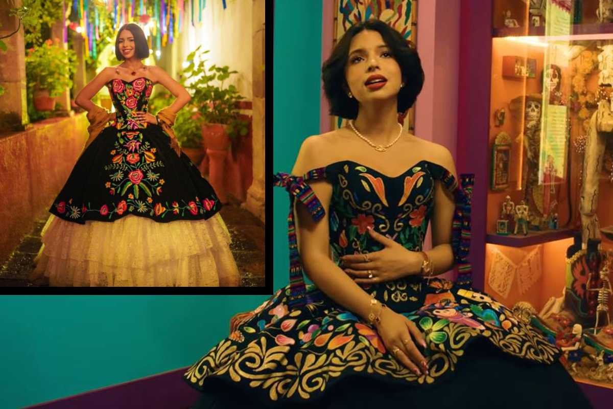 Video] Ángela Aguilar impacta con belleza, atuendo y voz en grabación  Celebrando a México