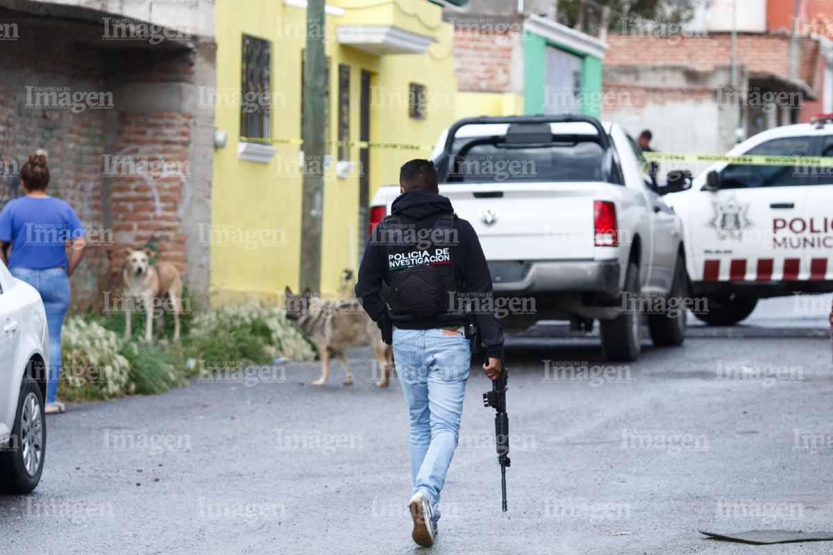 Las autoridades acordonaron el lugar de los hechos. | Foto: Imagen de Zacatecas.
