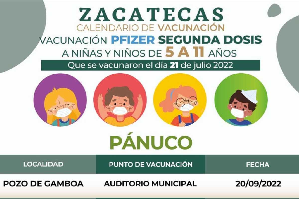 Vacunación Covid-19 niños Pánuco 1