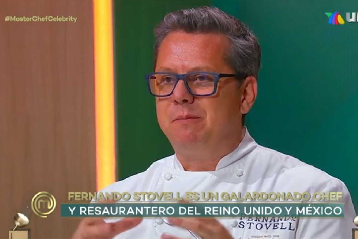 Fernando Stovell, chef invitado en este capítulo. | Foto: Captura de pantalla.