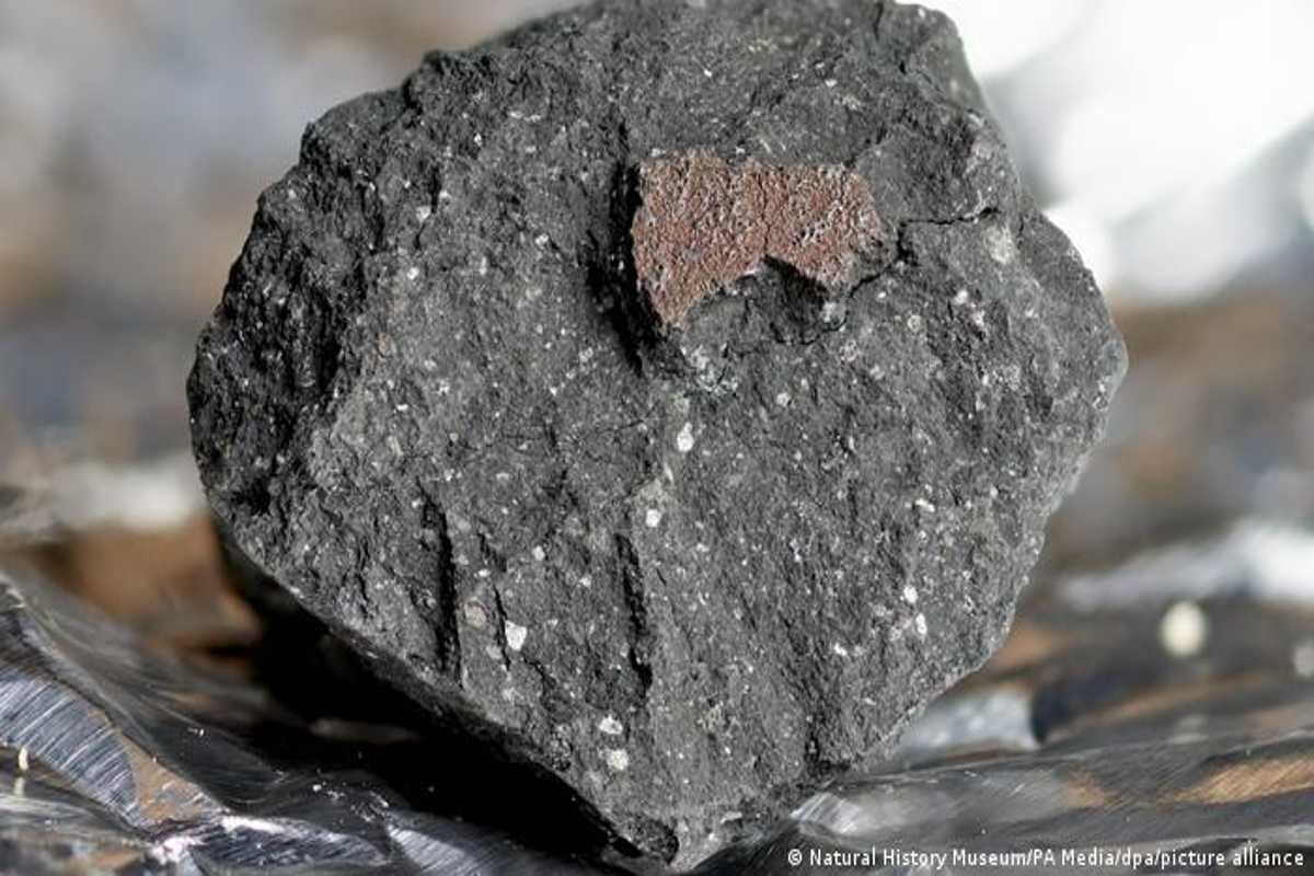 Meteorito en el que encuentran agua. | Foto: Cortesía.