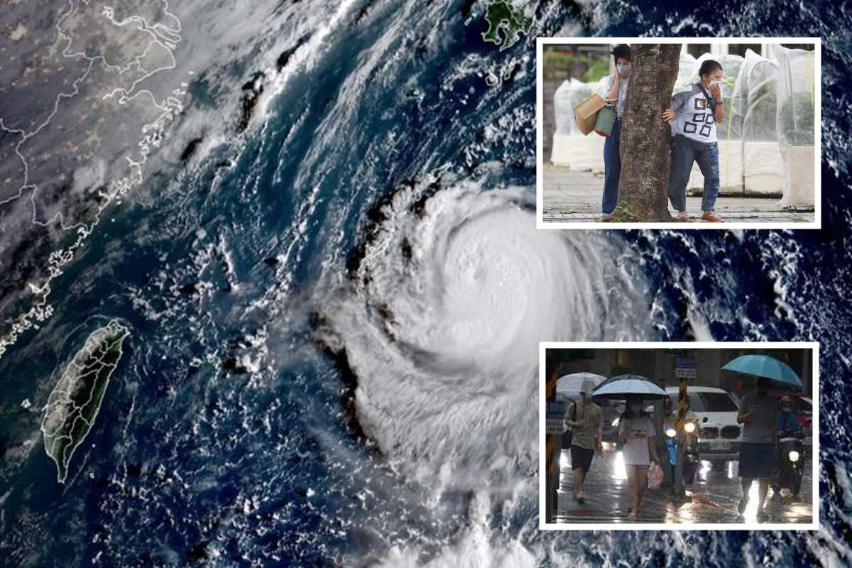 China y Japón se preparan y suspenden servicios ante llegada del tifón Hinnamnor. | Foto: Cortesía.