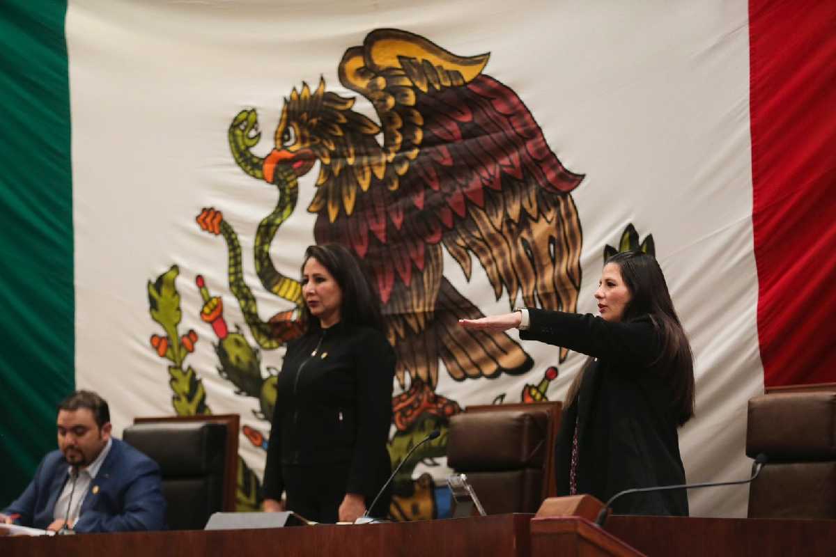 Gabriela Pinedo, secretaria general de gobierno, compareció ante la 64 Legislatura. |Foto: Cortesía