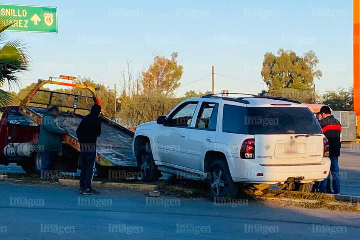 No hubo personas lesionadas en el percance carretero. | Foto: Imagen de Zacatecas.