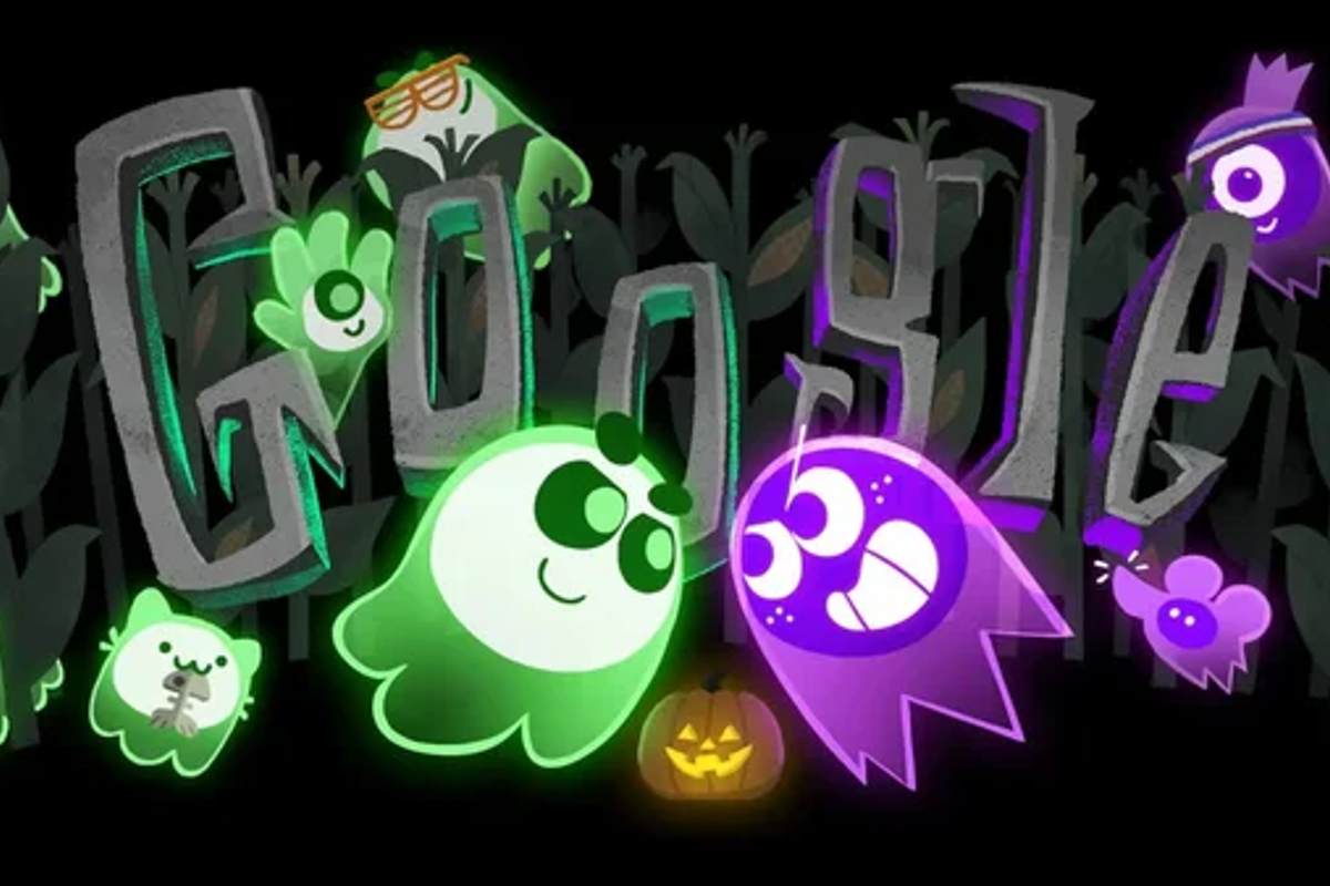 Google Doodle habilitó un juego para celebrar Halloween 2022. | Foto: Cortesía.